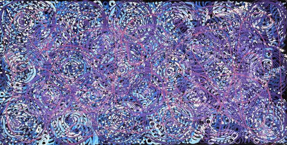 Untitled - JSNDD27500 by Janelle Stockman Napaltjarri