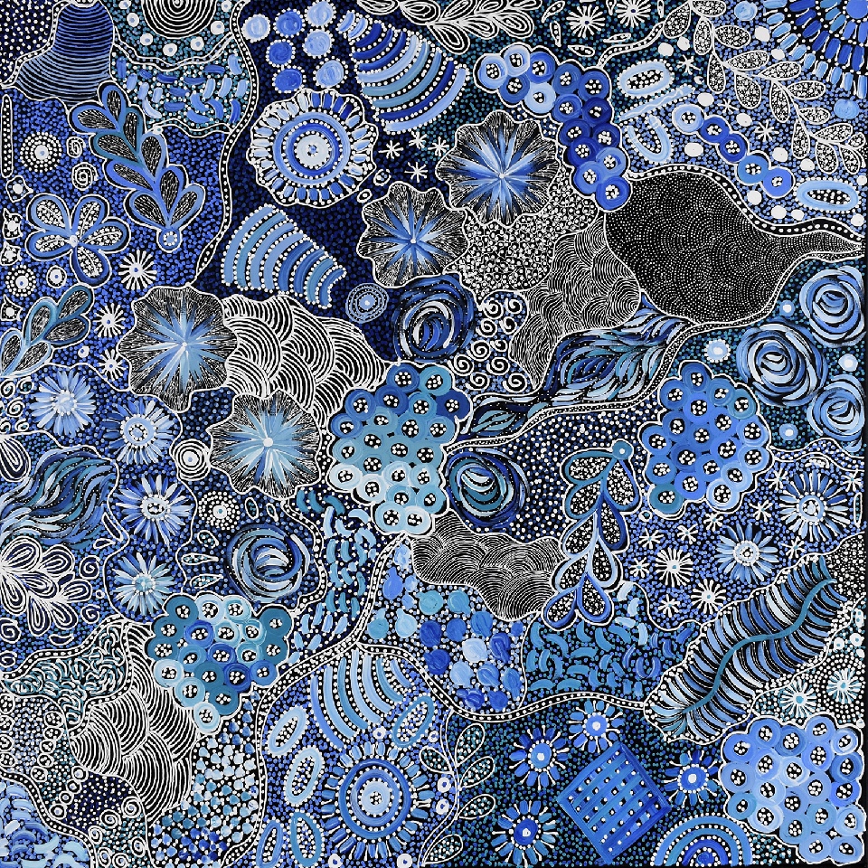 My Country - JGKJ0015 by Janet Golder Kngwarreye