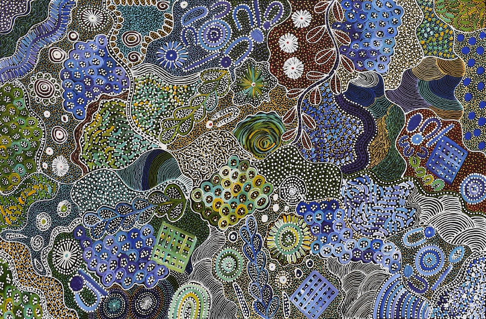 My Country - JGKG155/0225 by Janet Golder Kngwarreye
