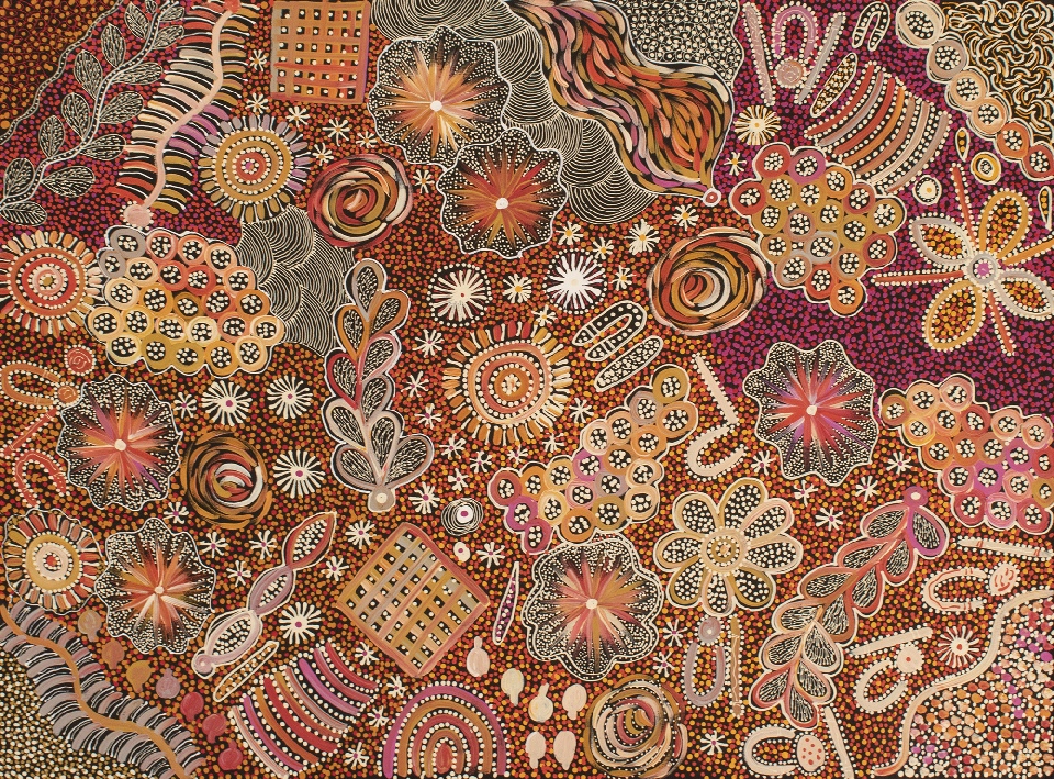 My Country - JGKAR2302 by Janet Golder Kngwarreye