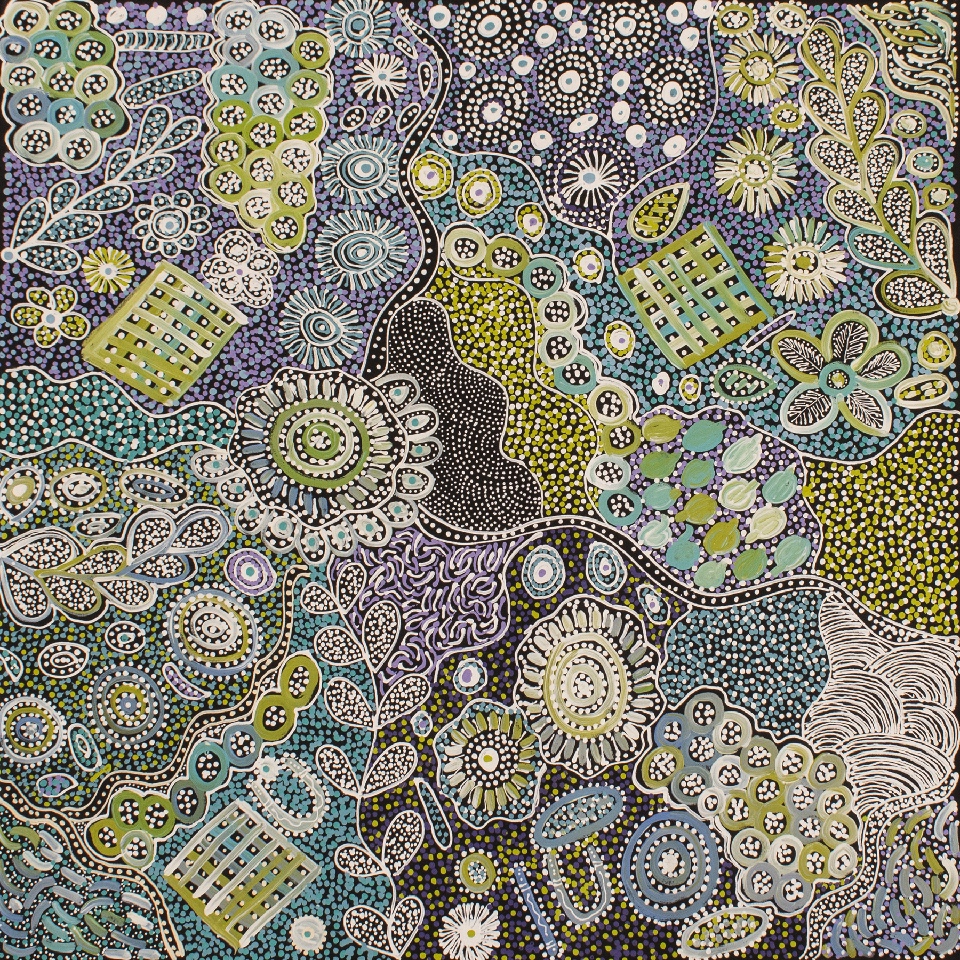 My Country - JGKAR2325 by Janet Golder Kngwarreye