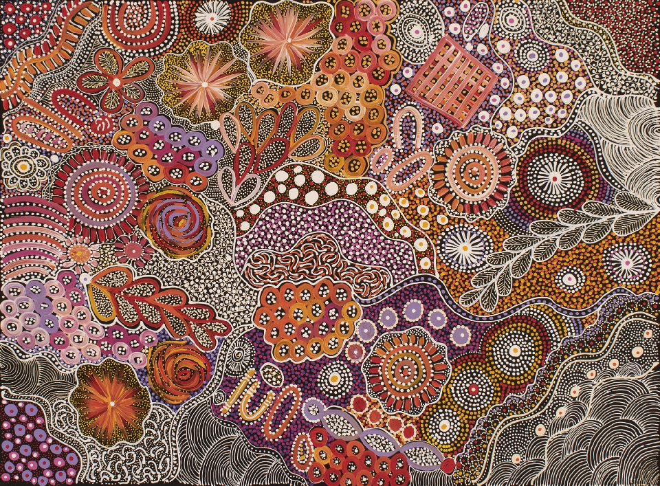 My Country - JGKAR2352 by Janet Golder Kngwarreye