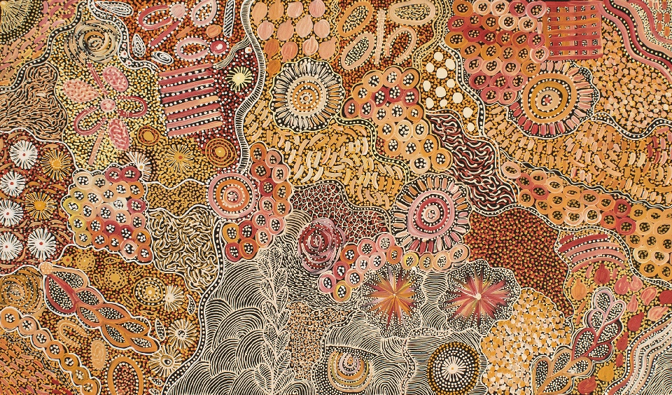 My Country - JGKAR2437 by Janet Golder Kngwarreye