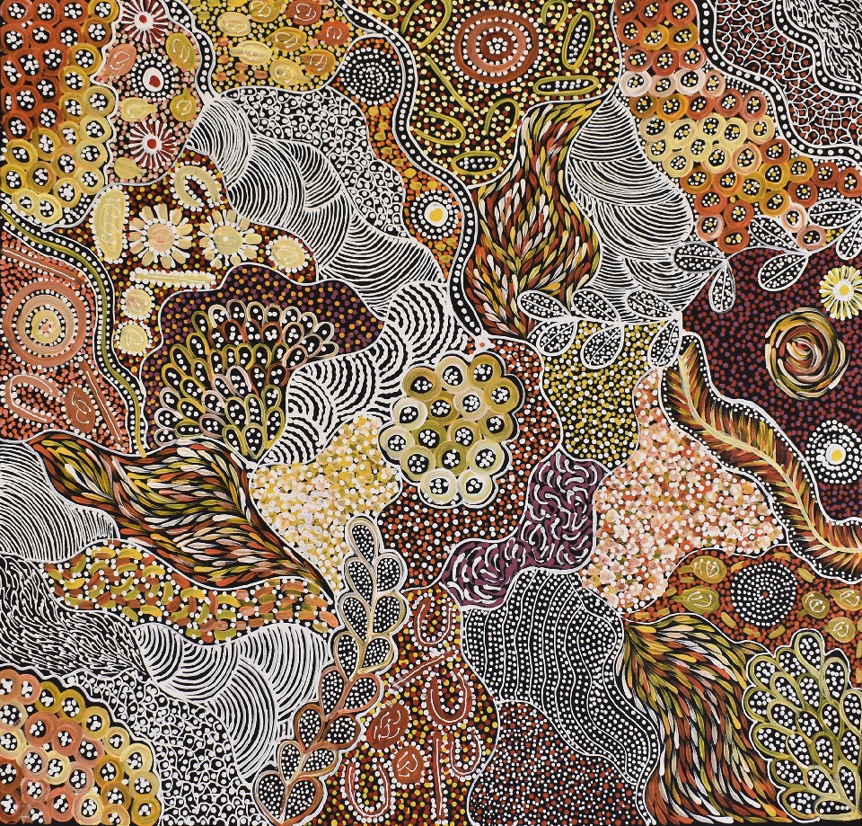 My Country - Awelye - JGKG0006 by Janet Golder Kngwarreye
