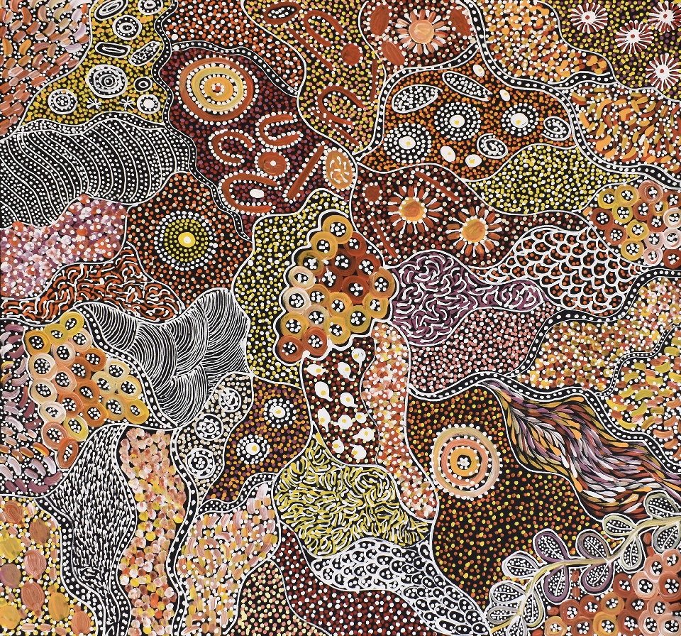My Country - Awelye - JGKG0007 by Janet Golder Kngwarreye