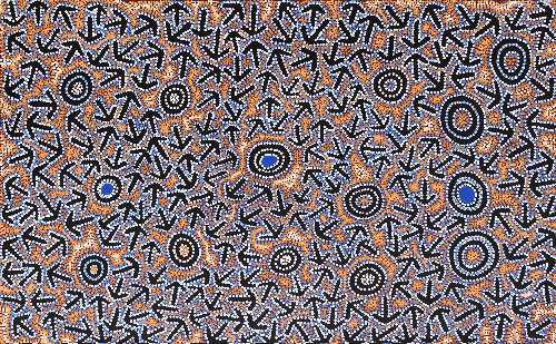 Yankirri Jukurrpa (Emu Dreaming) - Ngarlikirlangu - JJGWU1273/23ny