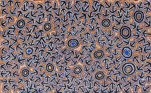 Yankirri Jukurrpa (Emu Dreaming) - Ngarlikirlangu - JJGWU1273/23ny