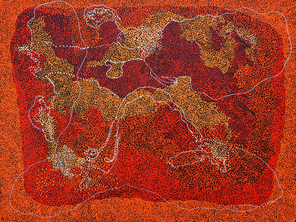 Walpa Tjukurpa - JNEAR1429 by Jorna Newberry