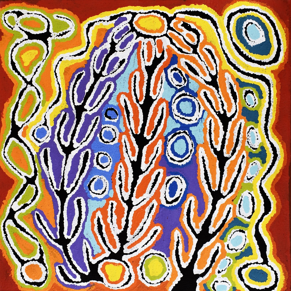 My Dreaming - JUDGC1004 by Judy Napangardi Watson