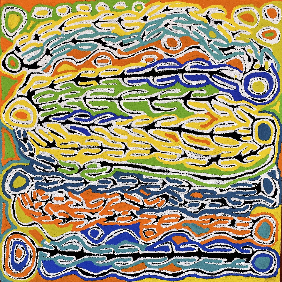 My Dreaming - JUDGC1014 by Judy Napangardi Watson
