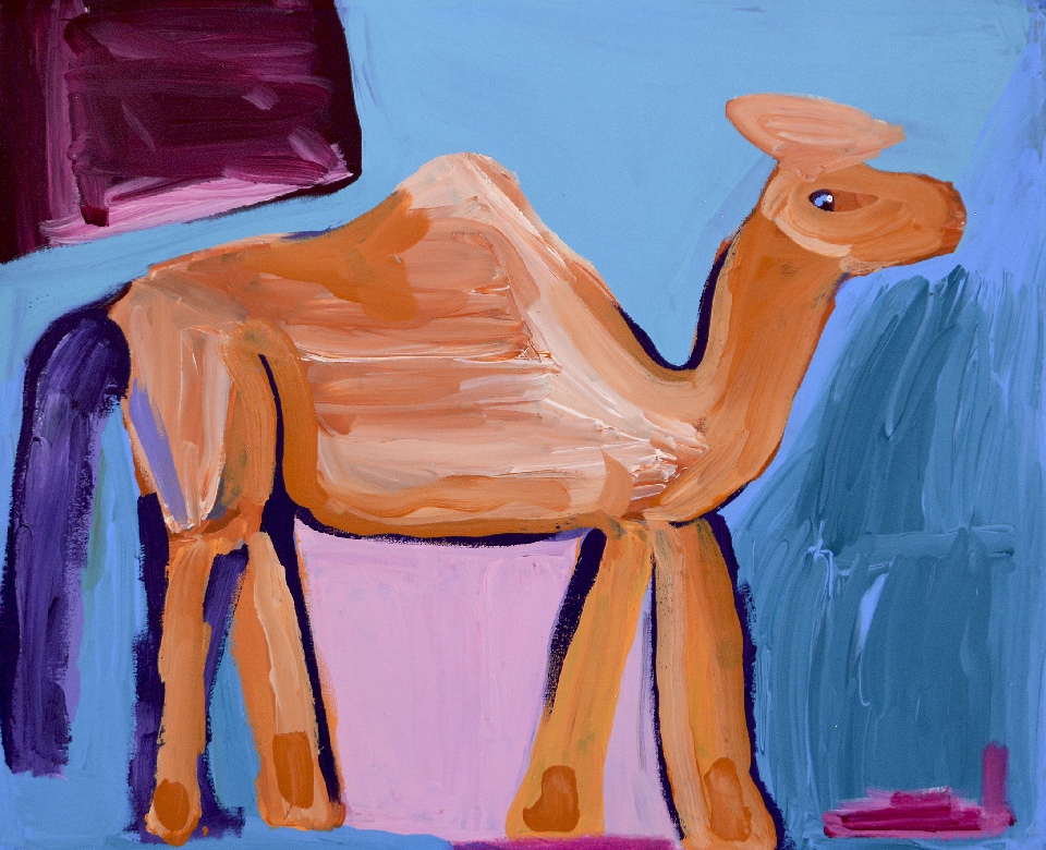 Camel Dreaming - KNBWU2011/19 by Karen Napaljarri Barnes