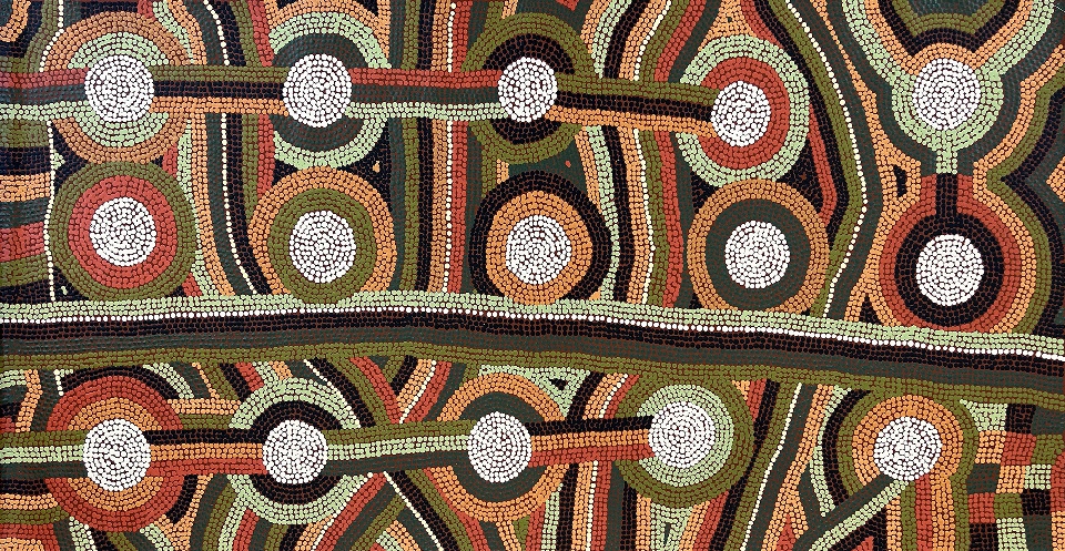 Karnka Tjukurrpa (Crow Dreaming) - KPNG0028 by Katrina Pollard Nampitjinpa