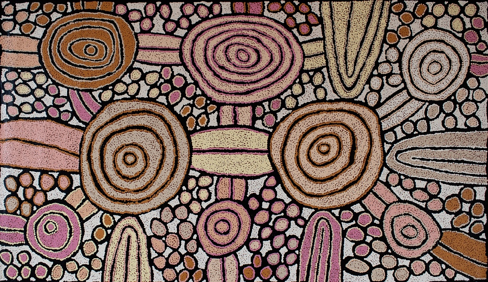 Tjintjintjin - My Mother's Country - KTMAR202507 by Katherine Nakamarra Marshall