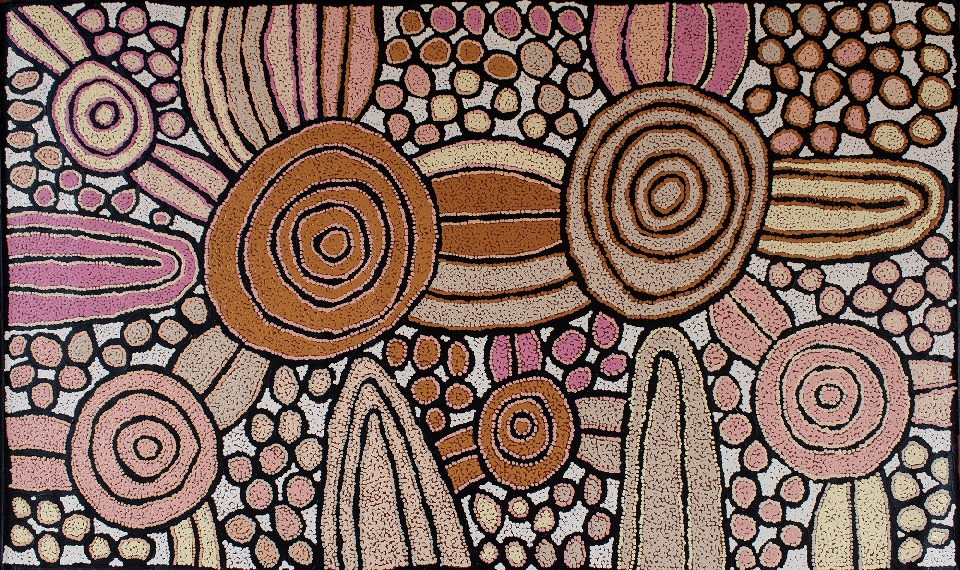 Tjintjintjin - My Mother's Country - KTMAR202508 by Katherine Nakamarra Marshall
