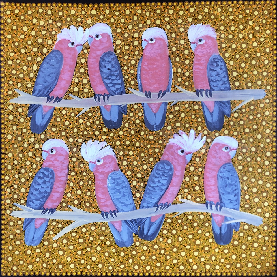 Galahs - KBZG0593 by Kathleen Buzzacott