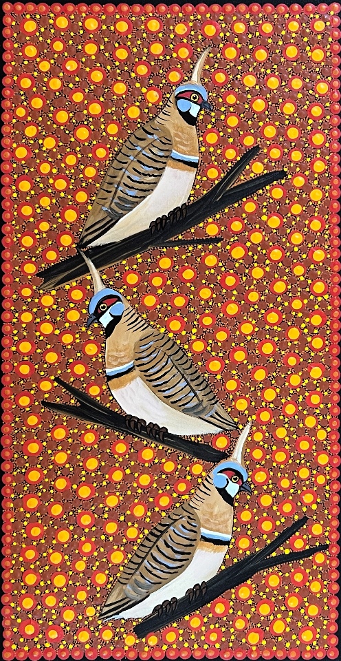 Spinifex Pigeons - KBZG0713 by Kathleen Buzzacott