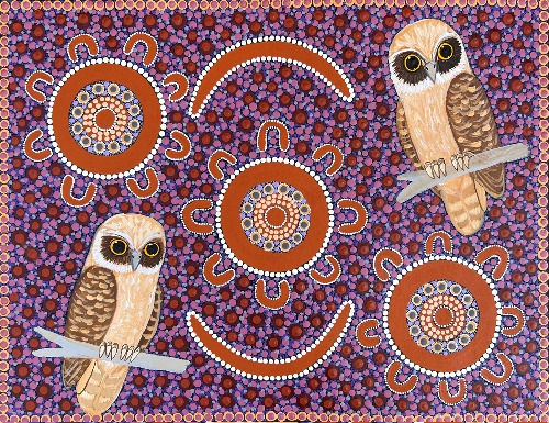 Families Gather Around the Campfire Telling Stories about Night Owls - KBZG0740