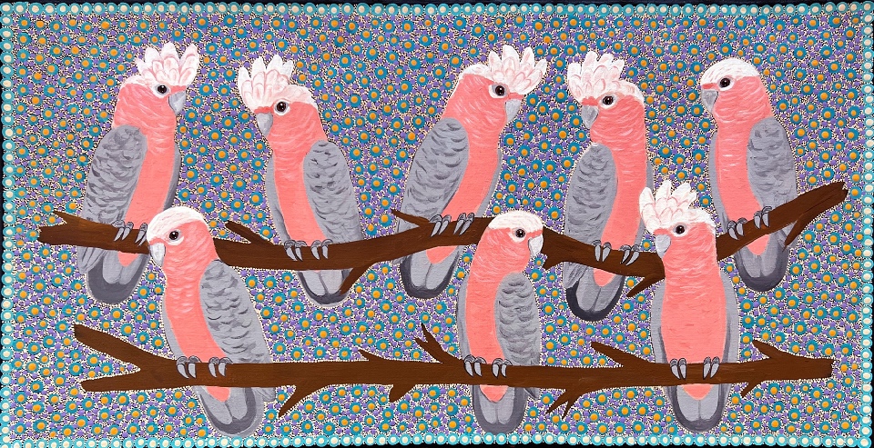 Galahs - KBZG0742 by Kathleen Buzzacott