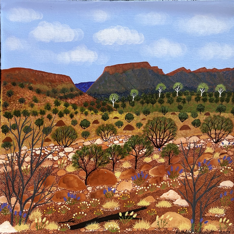 West MacDonnell Ranges - KBZG0848 by Kathleen Buzzacott