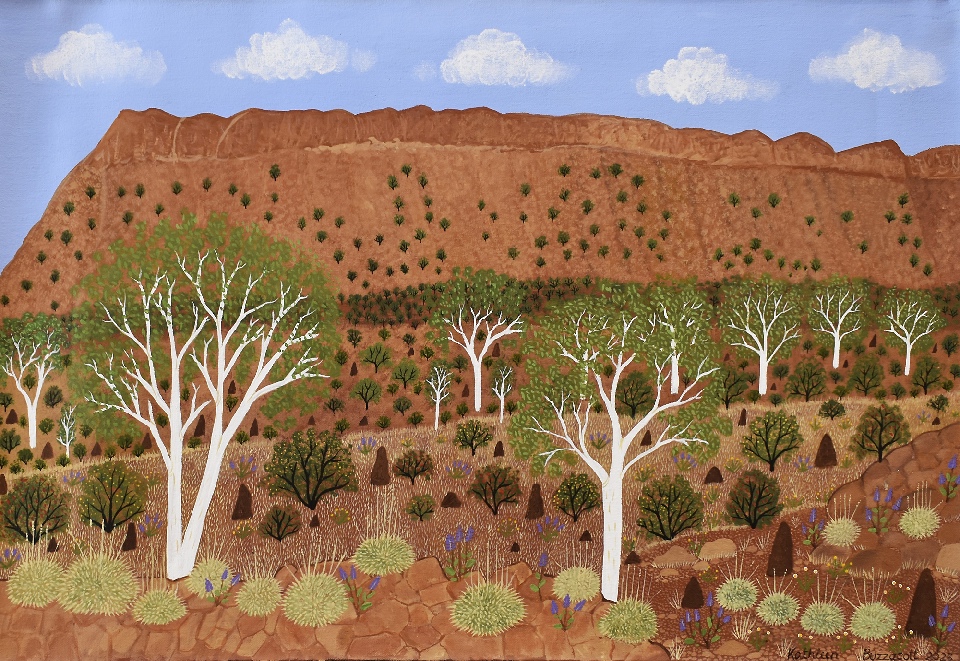 West MacDonnell Ranges - KBZG0854 by Kathleen Buzzacott