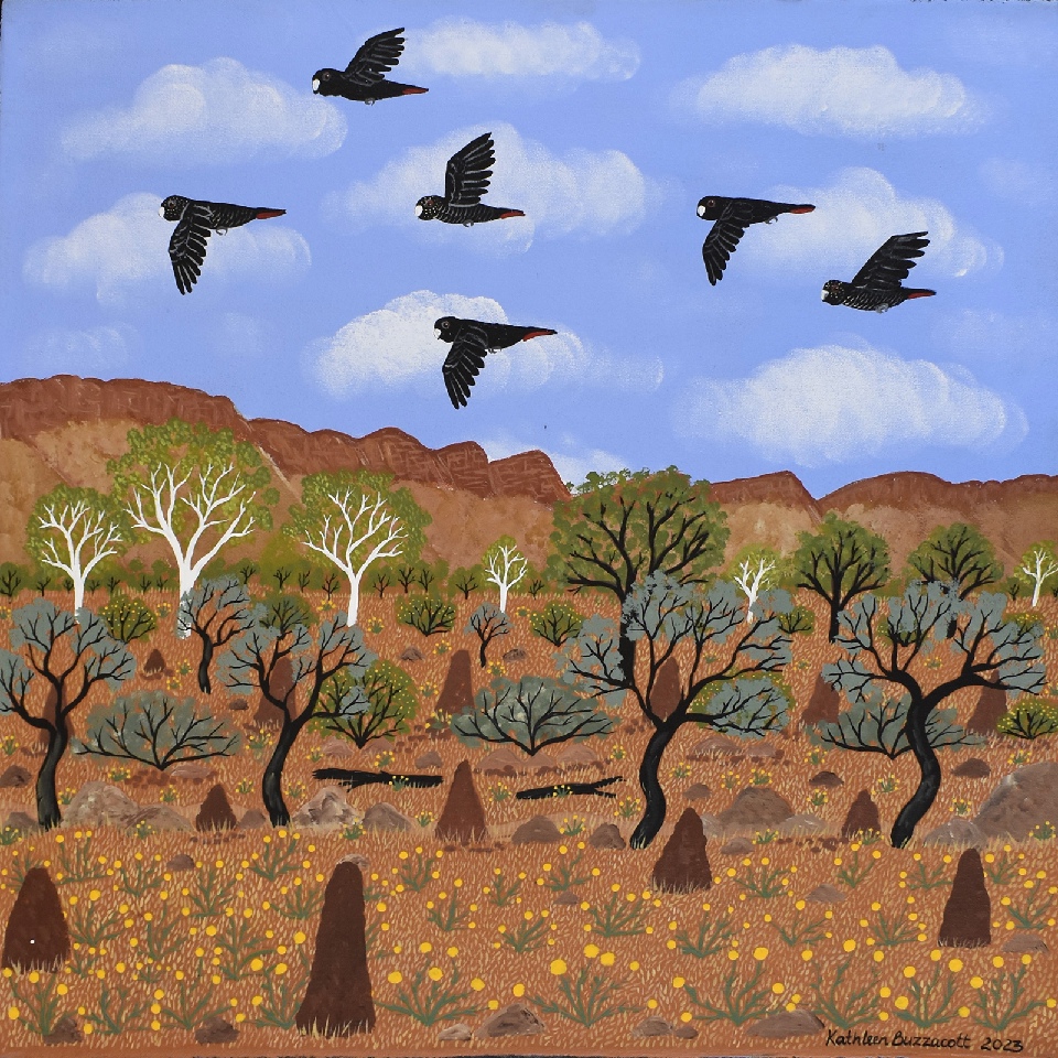 West MacDonnell Ranges - KBZG0849 by Kathleen Buzzacott