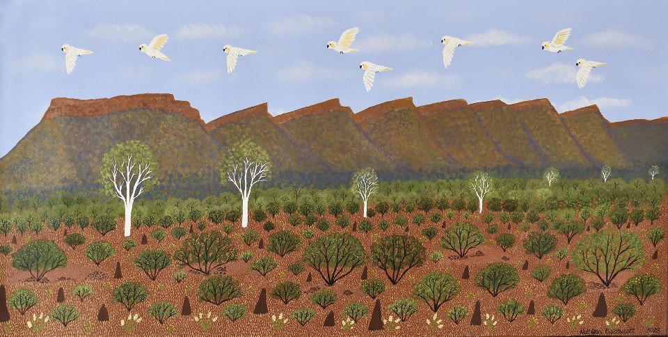 West MacDonnell Ranges - KBZ0G865 by Kathleen Buzzacott