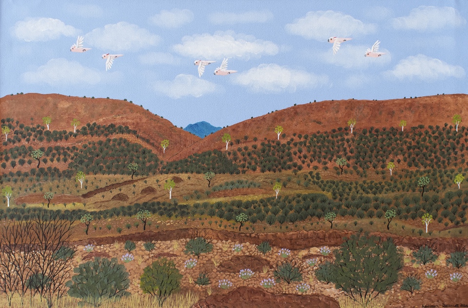 Namatjira Drive, West MacDonnell Ranges - KBZG1026 by Kathleen Buzzacott