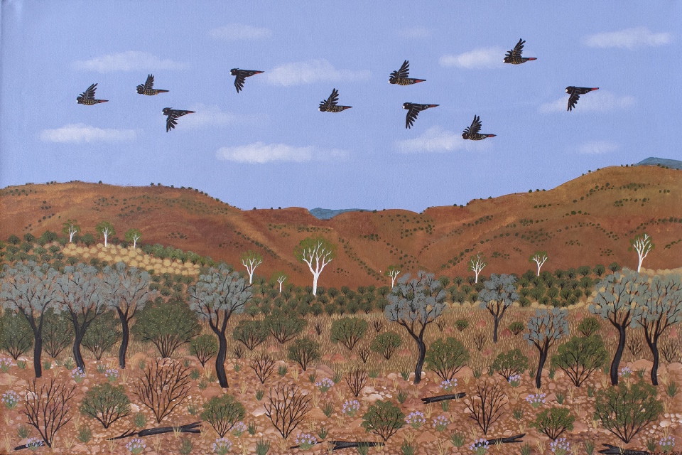 Namatjira Drive, West MacDonnell Ranges - KBZG1027 by Kathleen Buzzacott