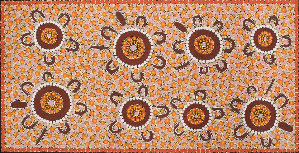 Families Hunting and Gathering - KBZG1068 by Kathleen Buzzacott