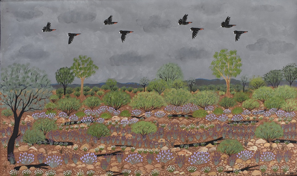 Mparntwe: Wildflowers - KBZG1057 by Kathleen Buzzacott