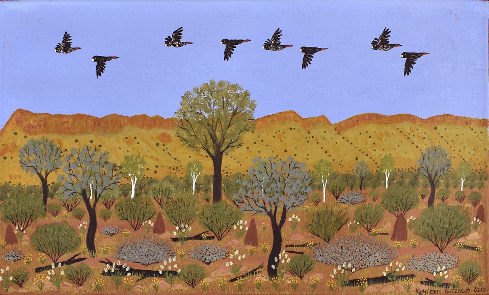 West MacDonnell Ranges - KBZG1064 by Kathleen Buzzacott
