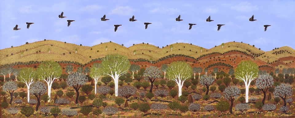 West MacDonnell Ranges - KBZG1066 by Kathleen Buzzacott