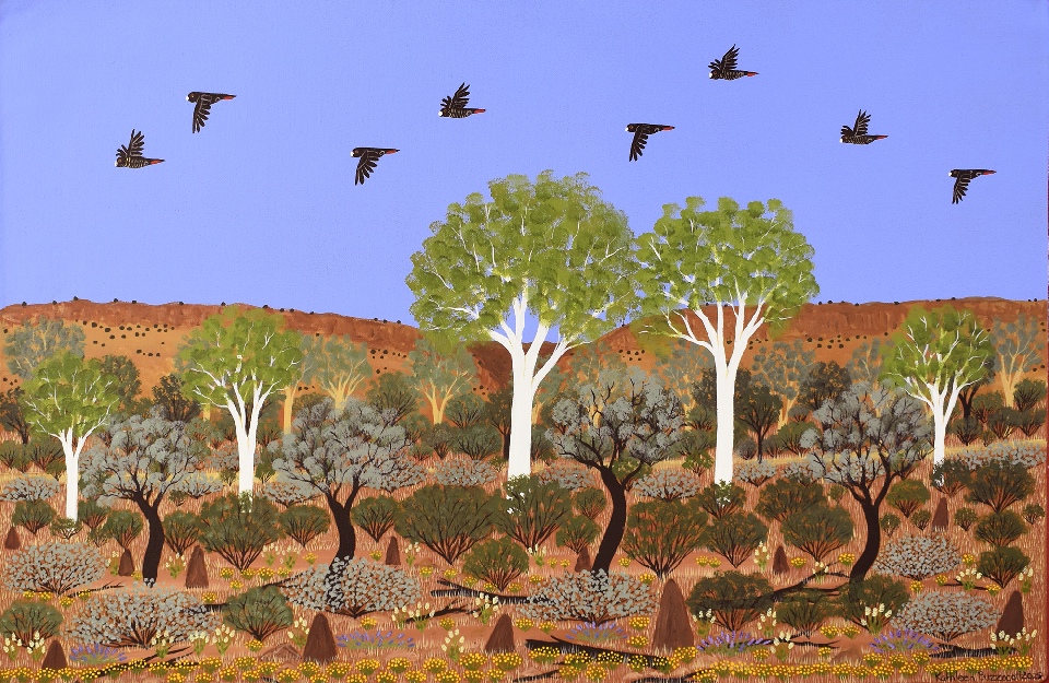 West MacDonnell Ranges - KBZG1077 by Kathleen Buzzacott