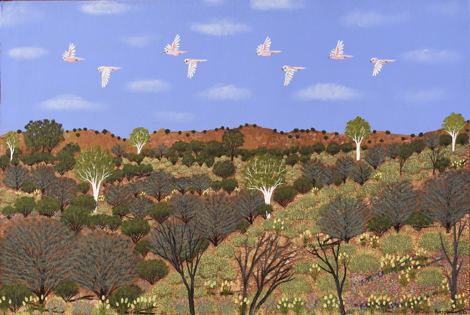 West MacDonnell Ranges - KBZG1078 by Kathleen Buzzacott