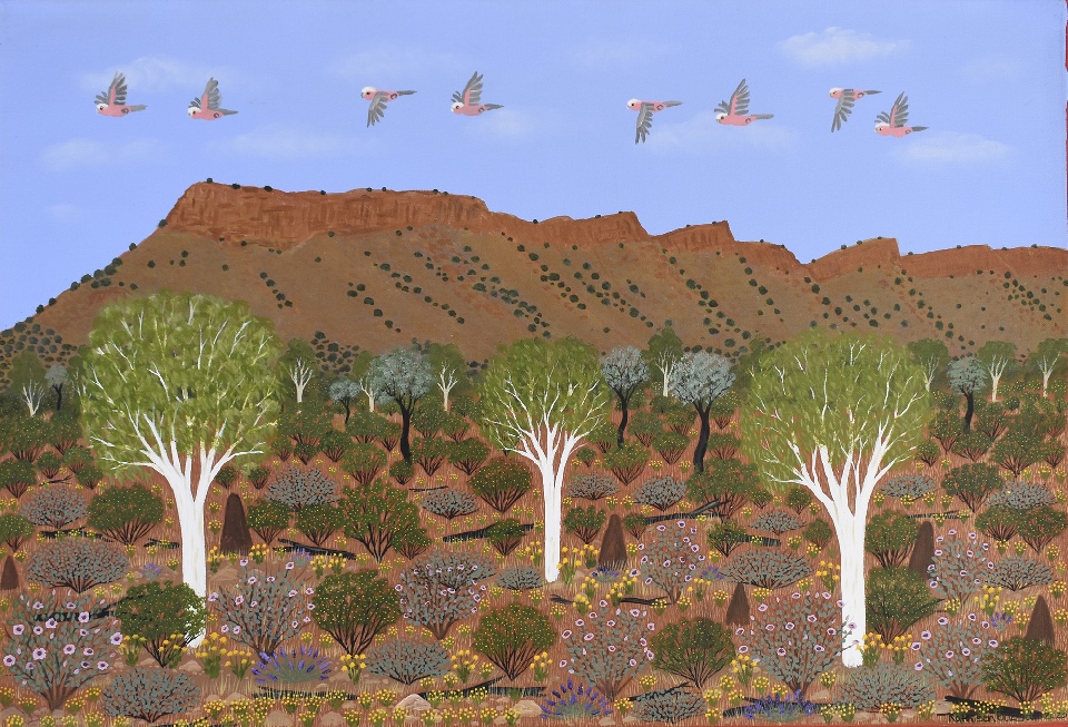 West MacDonnell Ranges - KBZG1081 by Kathleen Buzzacott