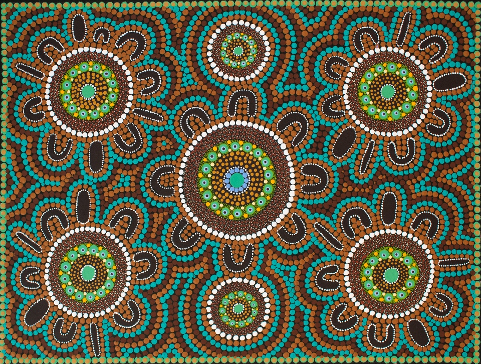 Families Hunting and Gathering - KBZG1100 by Kathleen Buzzacott