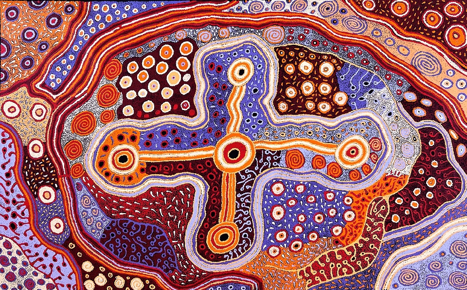 Minma Marlilu Tjukurrpa - KBAG0055 by Kay Baker