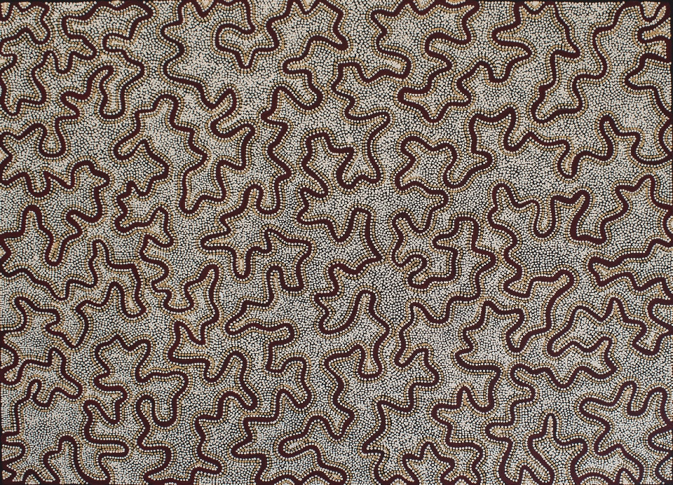 Ngapa Jukurrpa - KTNFD76/1124 by Kellyanne Tex Nungurrayi
