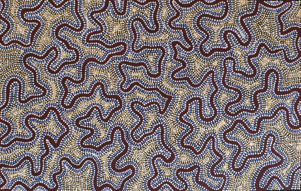 Ngapa Jukurrpa - KTNFD87/0125 by Kellyanne Tex Nungurrayi