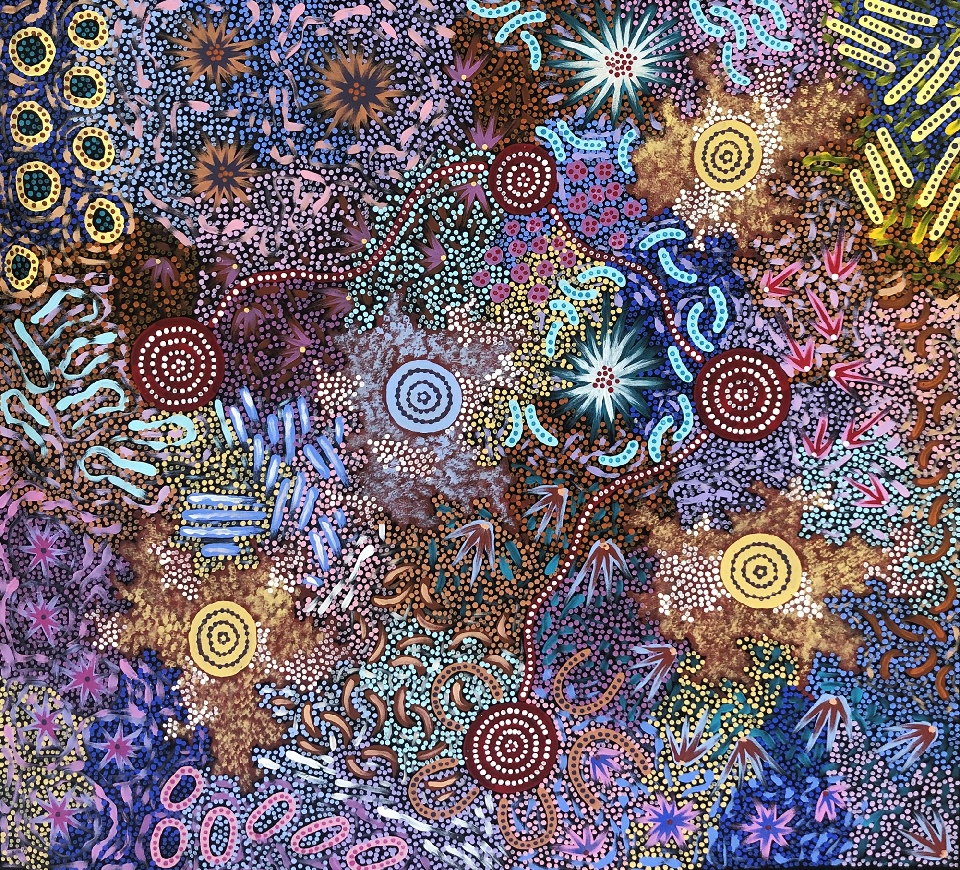 Grandmother's Country - KPNU211682 by Khatija Possum