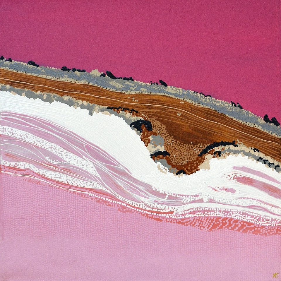 Ngura: Pink Lake - KONKK0030 by Konstantina