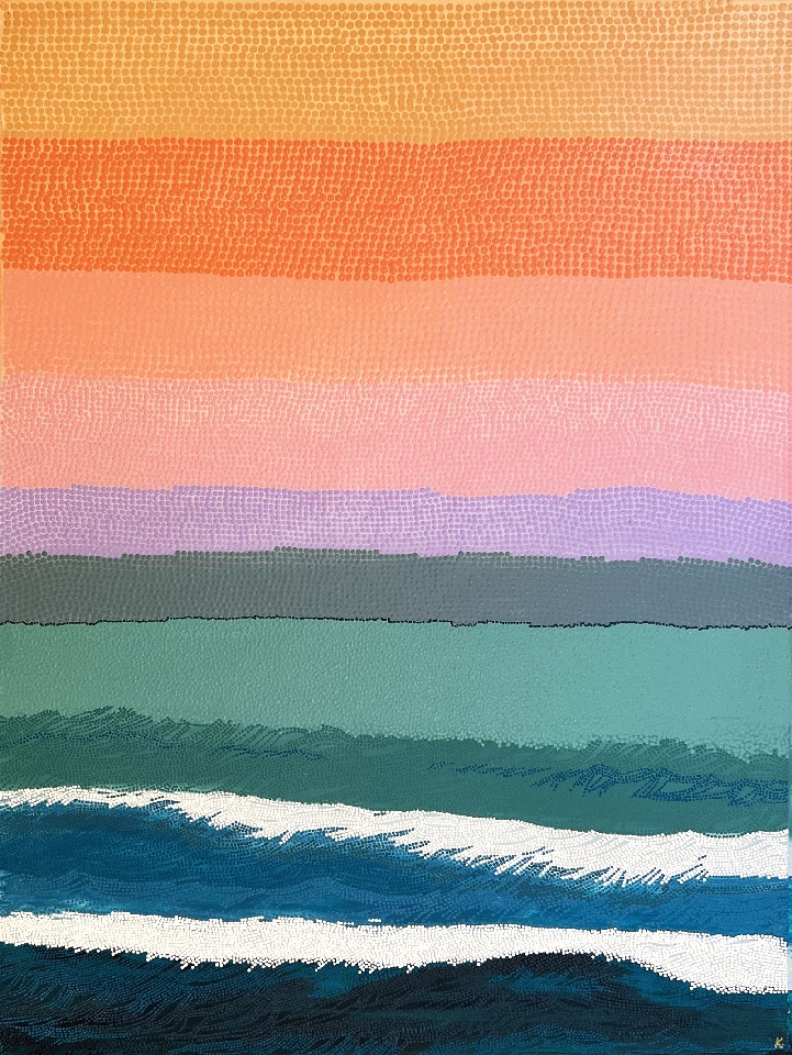Colours of Sunset of Byron Bay - KONKK0098 by Konstantina