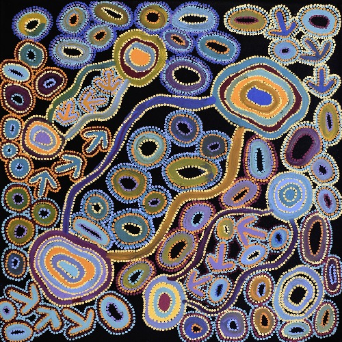 Yankirri Jukurrpa (Emu Dreaming) - Ngarlikirlangu - LGWWU302/26ny