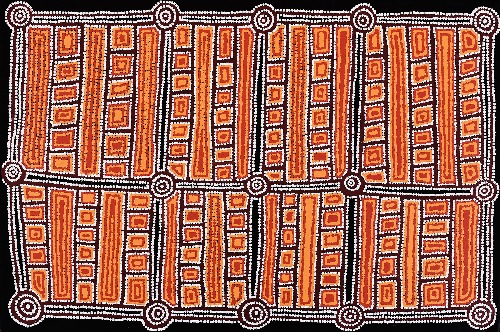 Ngapa Jukurrpa (Water Dreaming) - LNMWU1866/23