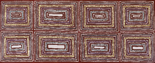 Ngapa Jukurrpa (Water Dreaming) - Puyurru - LNMWU8141/22