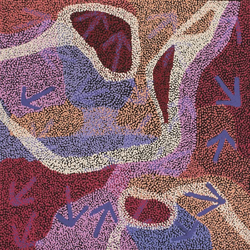 Yankirri Jukurrpa (Emu Dreaming) - Ngarlikirlangu - MNGWU165/25ny