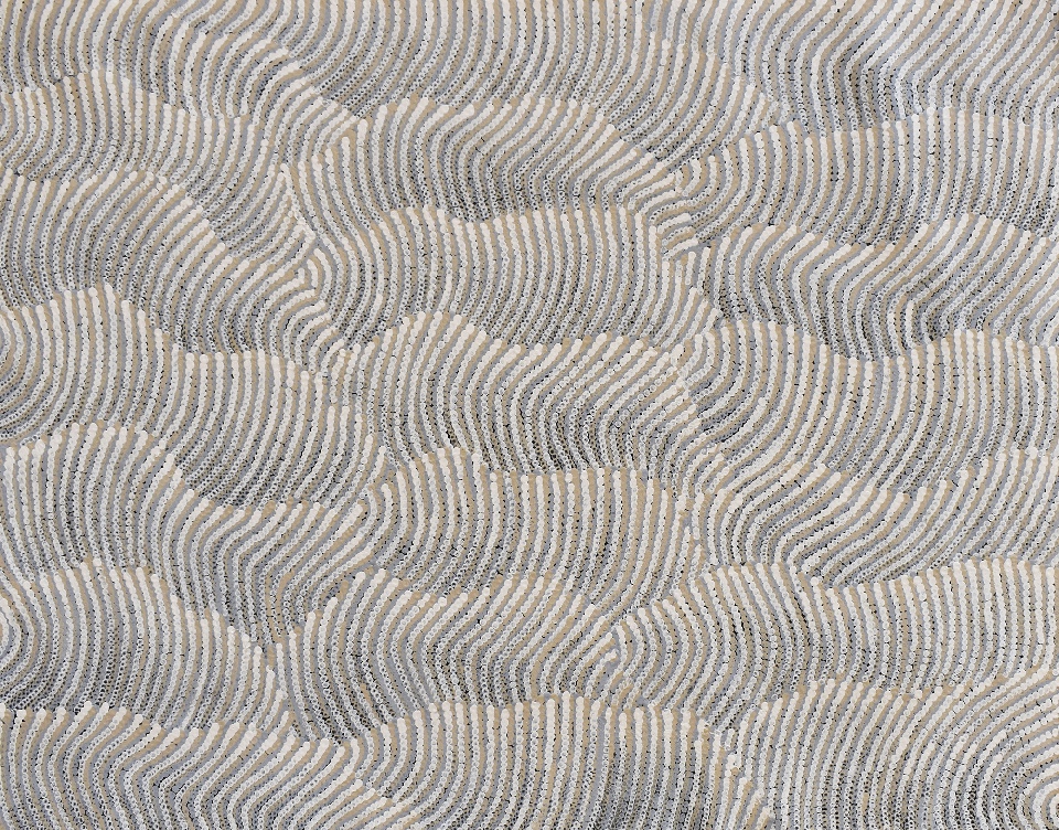 Tali (Sand Dunes) - MHNG144/0325 by Maureen Hudson Nampitjinpa