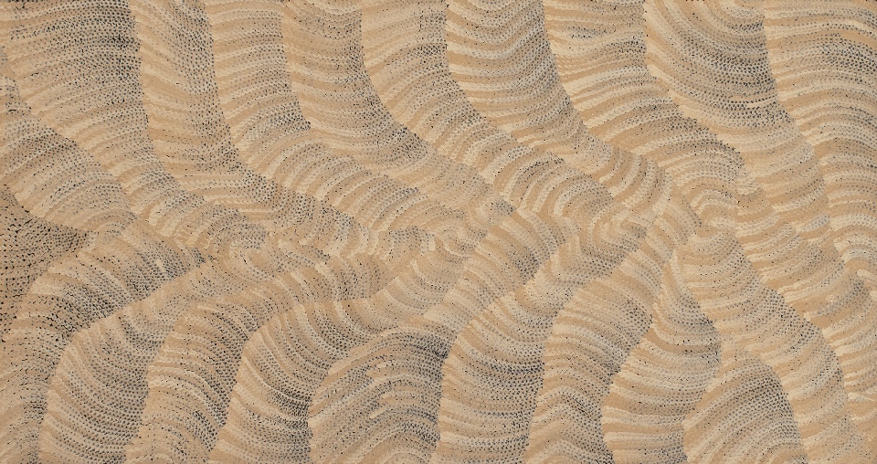 Tali (Sand Dunes) - MHNAR02235 by Maureen Hudson Nampitjinpa