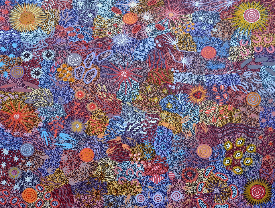 Grandmother's Country - MEPU13315 by Michelle Possum Nungurrayi