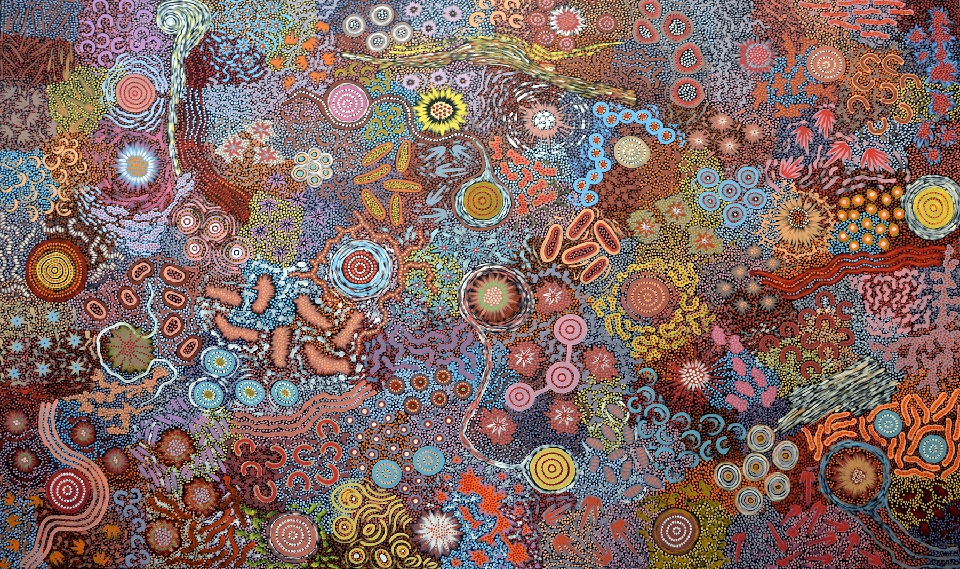 Grandmother's Country - MEPU13714  by Michelle Possum Nungurrayi